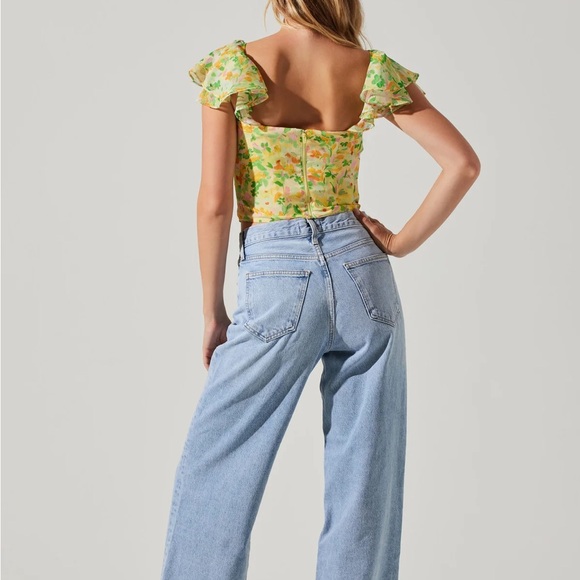 Corazon Floral Bustier Top - Picture 4 of 8